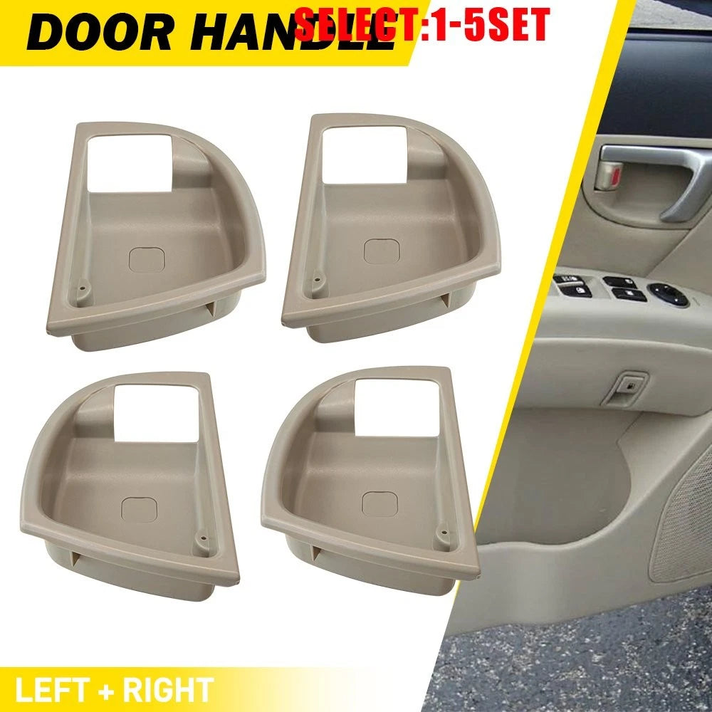Interior Door Handle Cover for Hyundai Santa Fe (2007–2012) 4-20X Beige