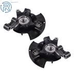 Set of 2 Front Steering Knuckle & Wheel Hub Bearing for Ford Edge