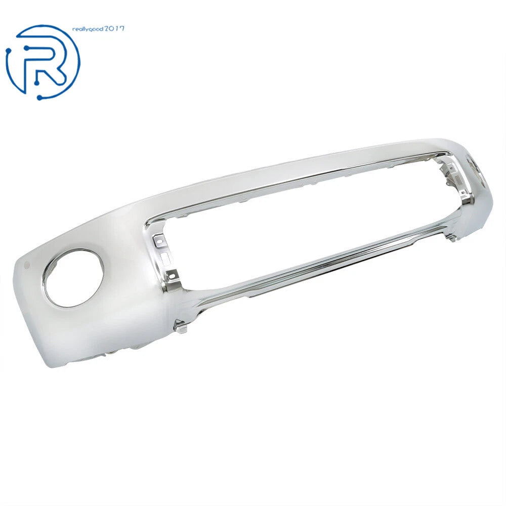 Chrome Front Bumper with Park Assist Sensor Hole for Toyota Tundra (2007-2014)