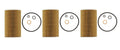 Set of 3 Engine Oil Filters OX1271D for BMW E36 318i 318is 318ti Z3 (1992–1998)