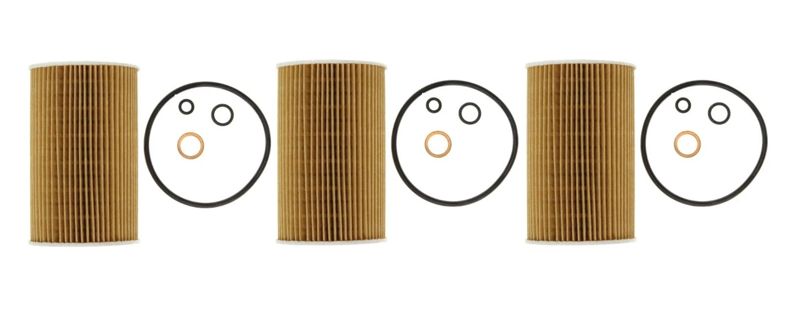 Set of 3 Engine Oil Filters OX1271D for BMW E36 318i 318is 318ti Z3 (1992–1998)