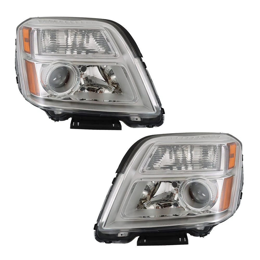 Headlight Pair Projector for GMC Terrain (2016-2017) Clear