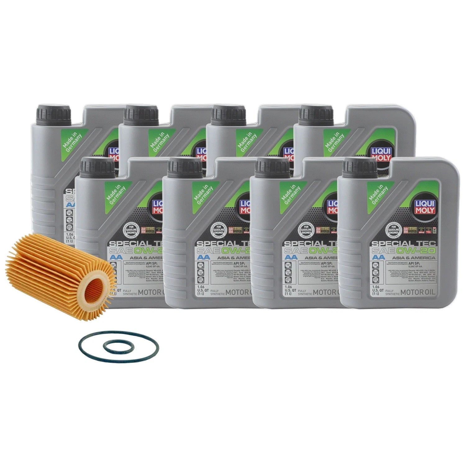 8L Liqui Moly Special Tec AA 0W-20 Engine Oil Change Kit for Land Cruiser