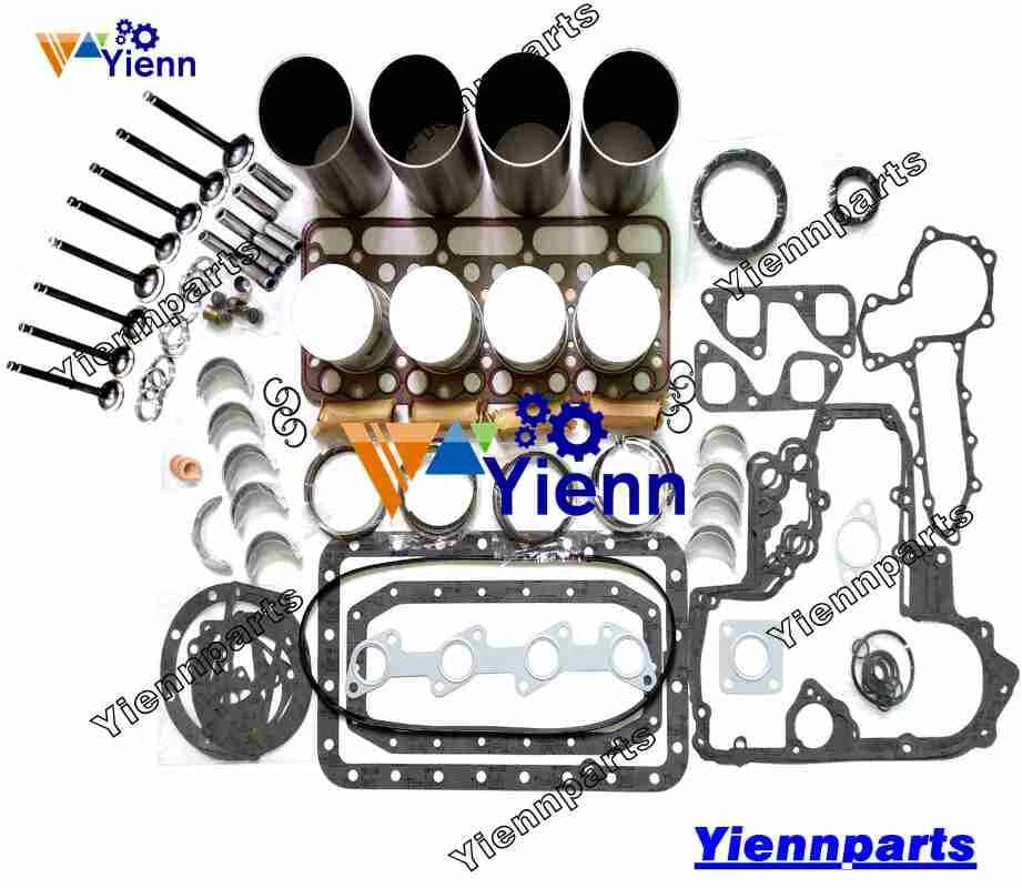Engine Overhaul Rebuild Kit for Kubota V1702 V1702A (KH90, Clark 743)