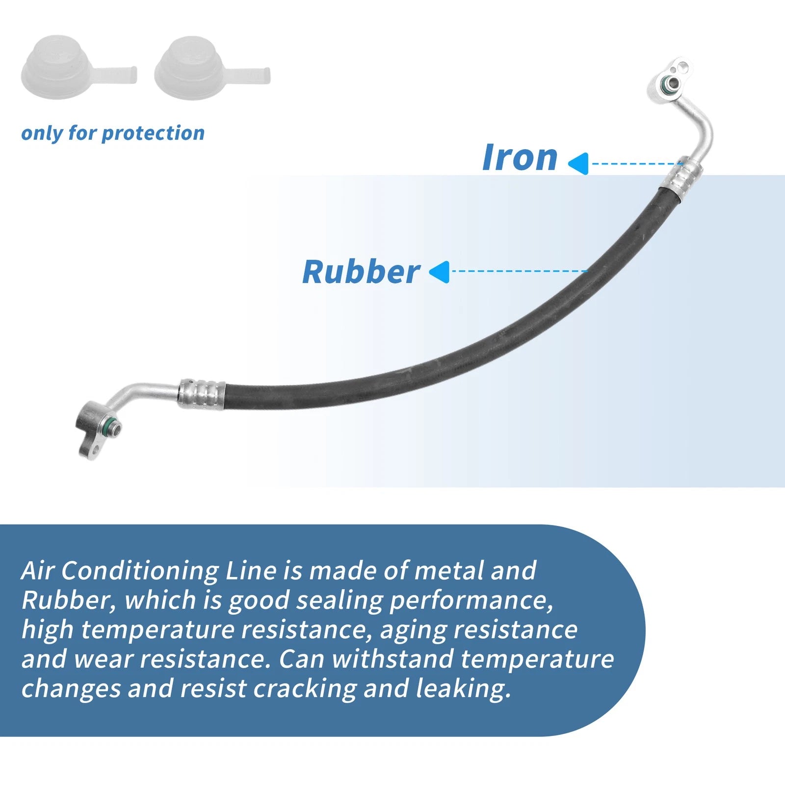 A/C Refrigerant Liquid Hose for Hyundai Tucson (2004–2009) No. 977622E100