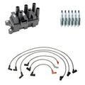 Denso Ignition Coil Wires & NGK Platinum Spark Plugs Kit for F-150 (1997–2003)