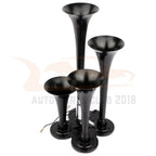 Universal 12V Loud Train Air Horn Set of 4 for Truck Pickup SUV