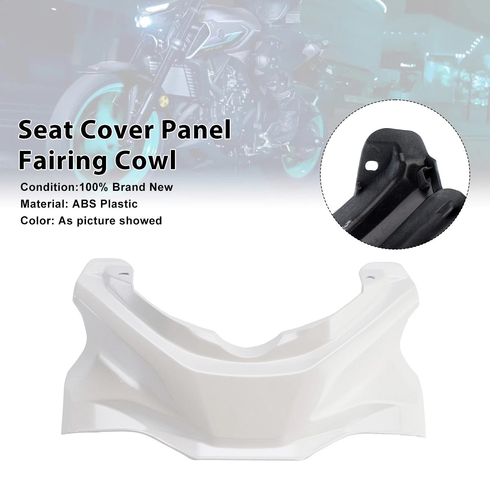 Seat Cover Panel Fairing Cowl for Yamaha YZF-R3 R25 MT-03 (2025–2026) White