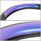 Steering Wheel Cover Perforated Leather w/Metallic Pattern for Universal Fit (14.5"-15")