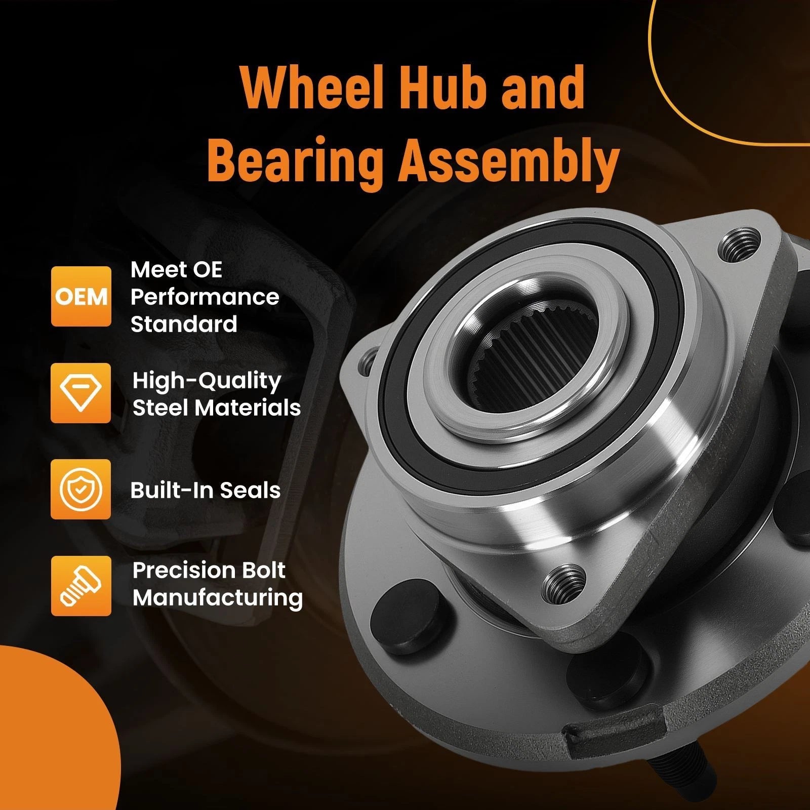 Wheel Hub Kit Assembly for Buick Enclave/Traverse (2008–2017)