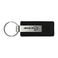 Black Leather Keychain - Officially Licensed for Dodge SRT Hellcat