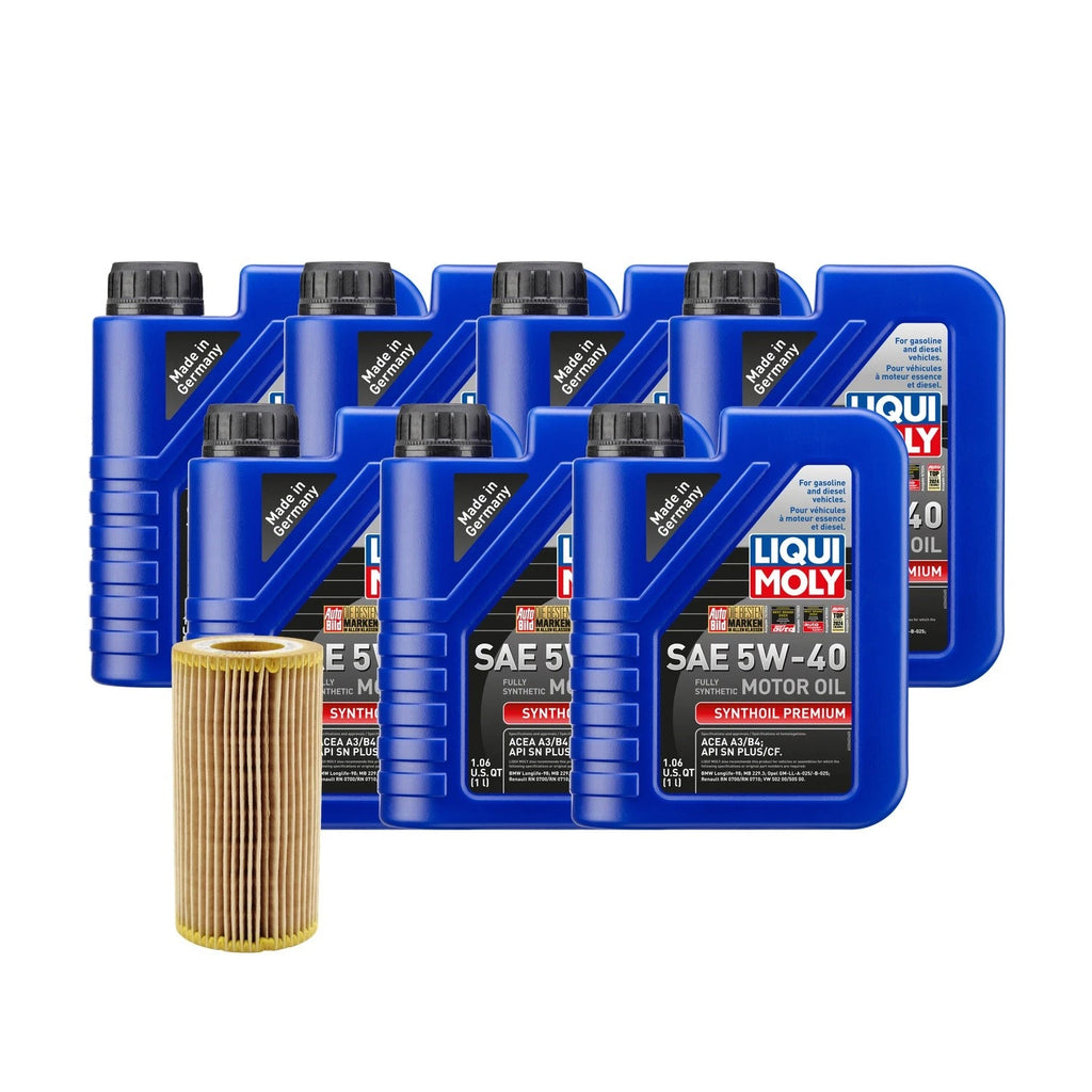 Liqui Moly Synthoil Premium SAE 5W40 Oil Change Kit for Audi CEPB (2000–2005)