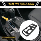 Carbon Fiber Gear Shift Frame Panel Cover Trim for Ford Ranger (2023–2024)