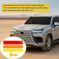 Tri-Color Stripe Decals for Toyota Tacoma/Lexus Tantu