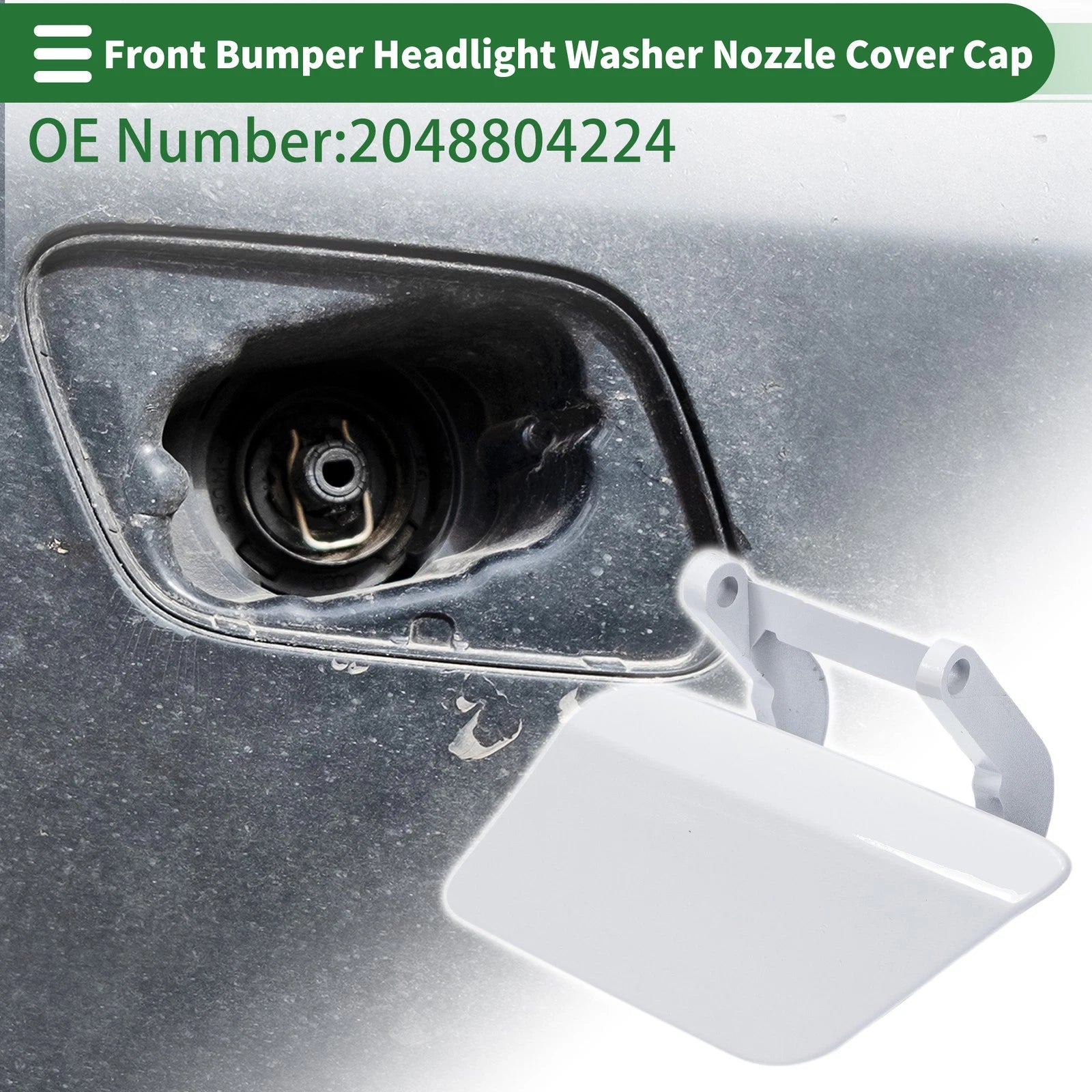 Headlight Washer Nozzle Cover Cap for Mercedes-Benz (2010–2016)