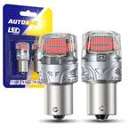 2X LED Brake Stop Tail Light Bulb 1156 BA15S for AUTOONE (7506)