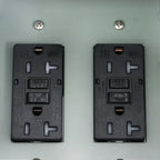 Dual Electrical Outlet Box for Outdoor Use (Rainproof, 20 AMP)