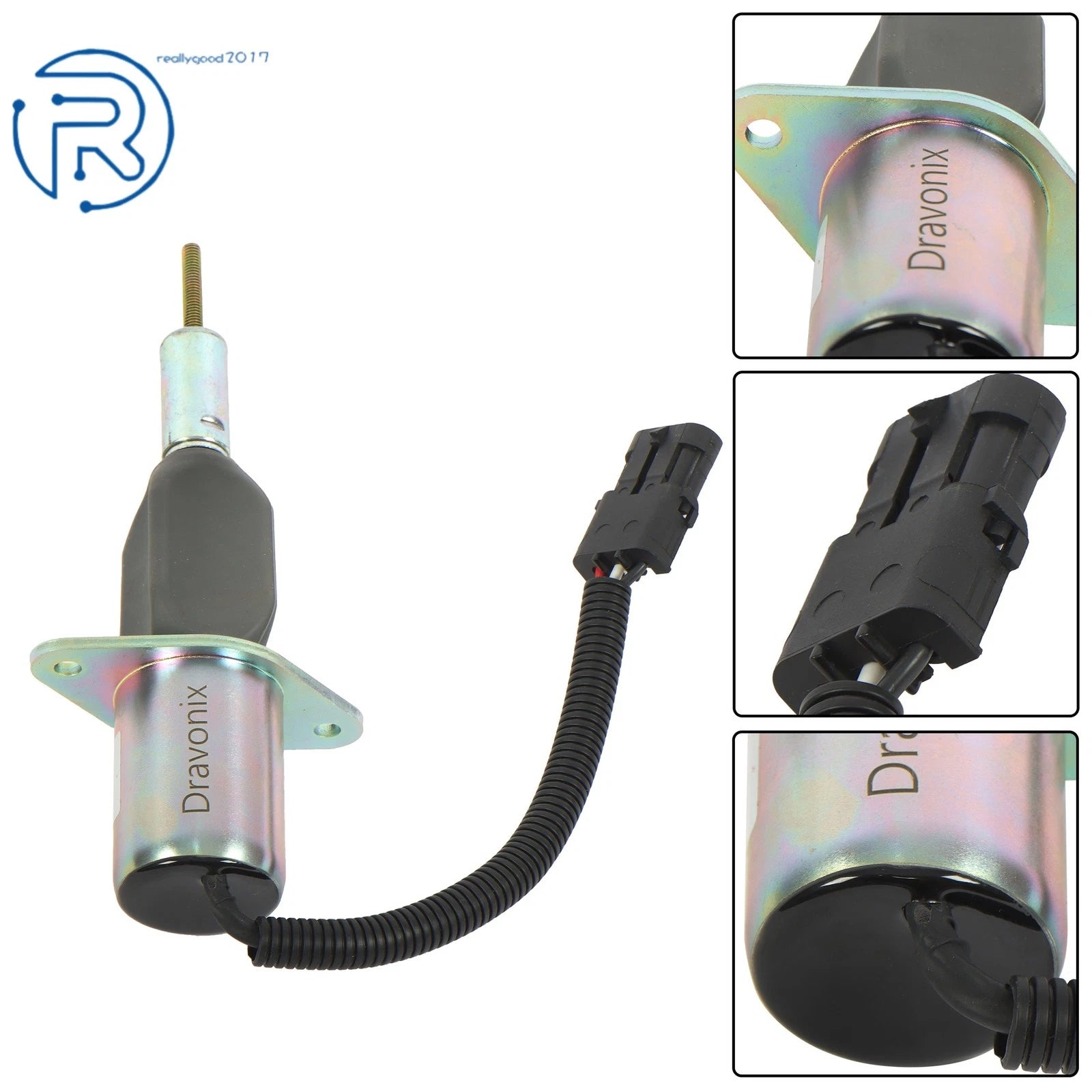 Fuel Shutoff Solenoid for Cummins 6CT 8.3 (24V)