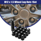 M12x1.5 Car Wheel Hub Lug Nuts 2 x for Honda, Chevy, Nissan