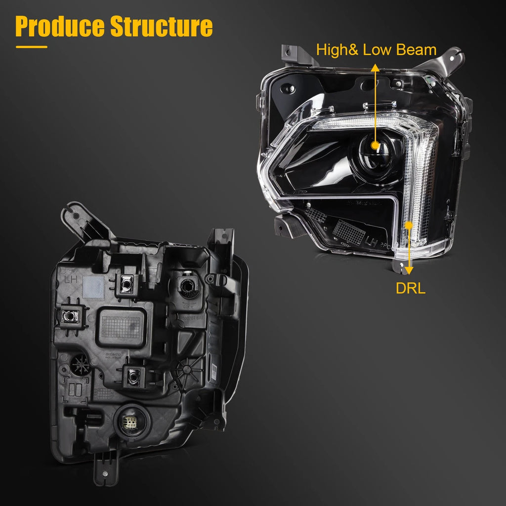 LED Headlights with Projector for Chevy Traverse (2022–2024)