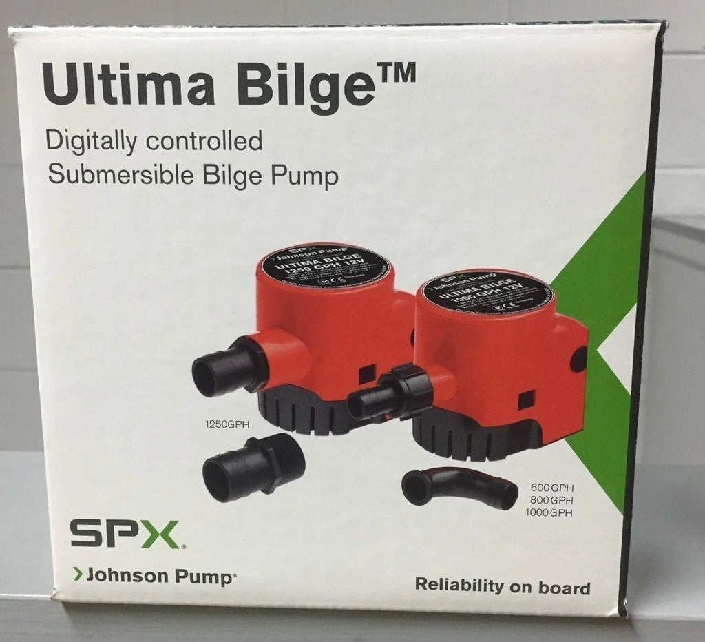 SPX Johnson Ultima Bilge Pump 12V 1250gph for Various Boats (32-47261-005, 131836)