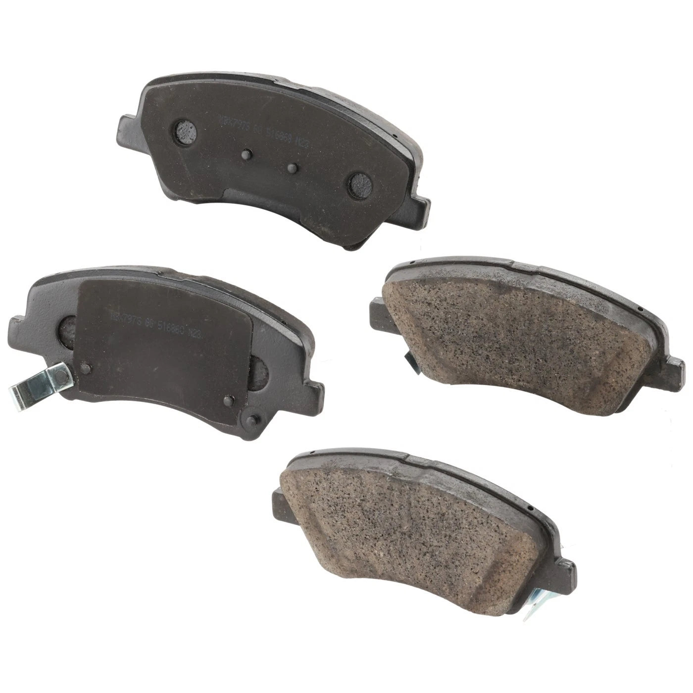 Set of Front Brake Pads for Hyundai Accent, Kia Rio (2018–2022)