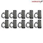 Set of 10 LED Emergency Strobe Lights for Car