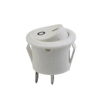 Mini Rocker Switches 5 Pcs White 2-Pin On-Off for MOTORHOME