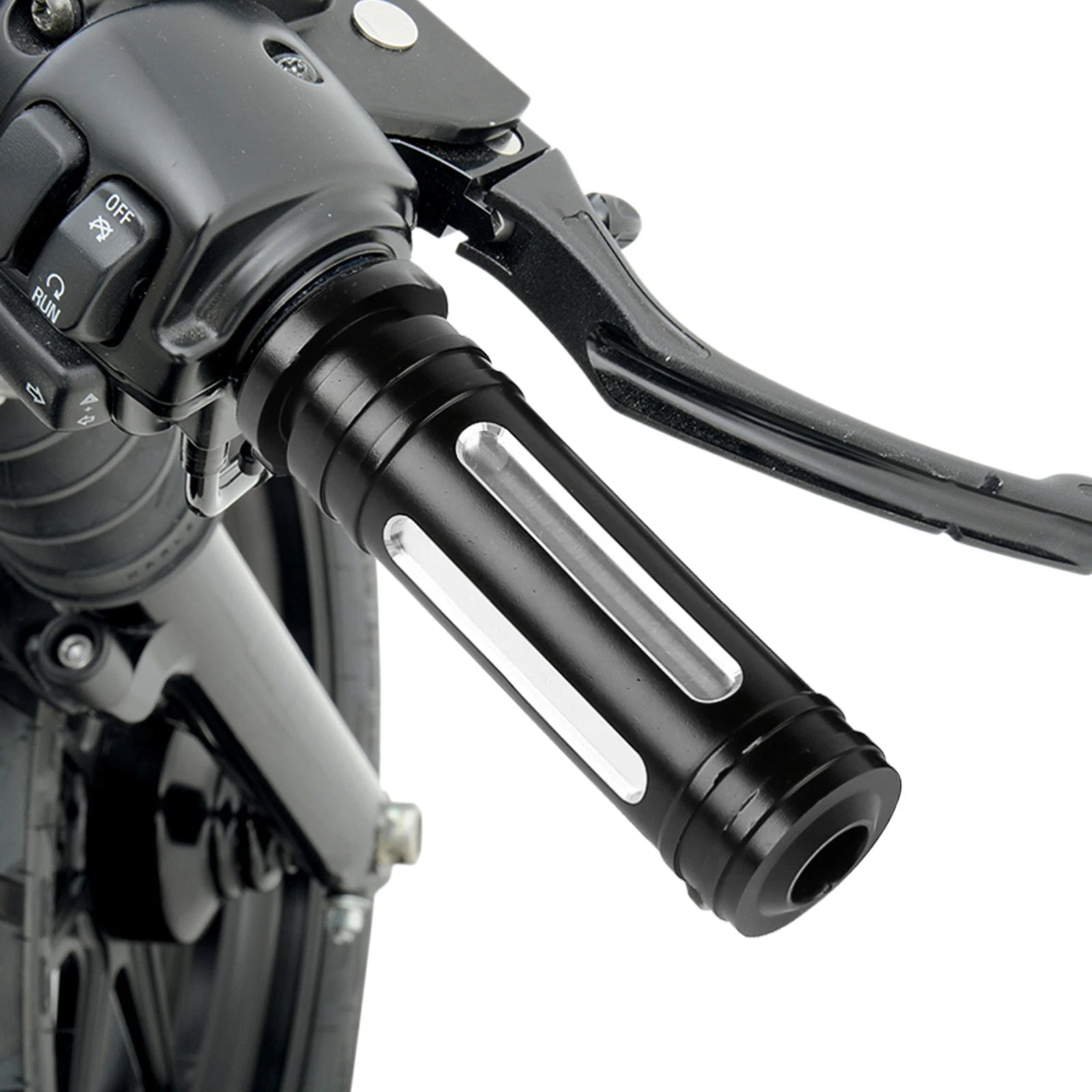 1" Handlebar Hand Grips for Harley Touring Dyna Softail Sportster (1980–2023)
