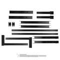 2X Heavy Duty Ladder Rack for Ford F-Series, Silverado, Ram