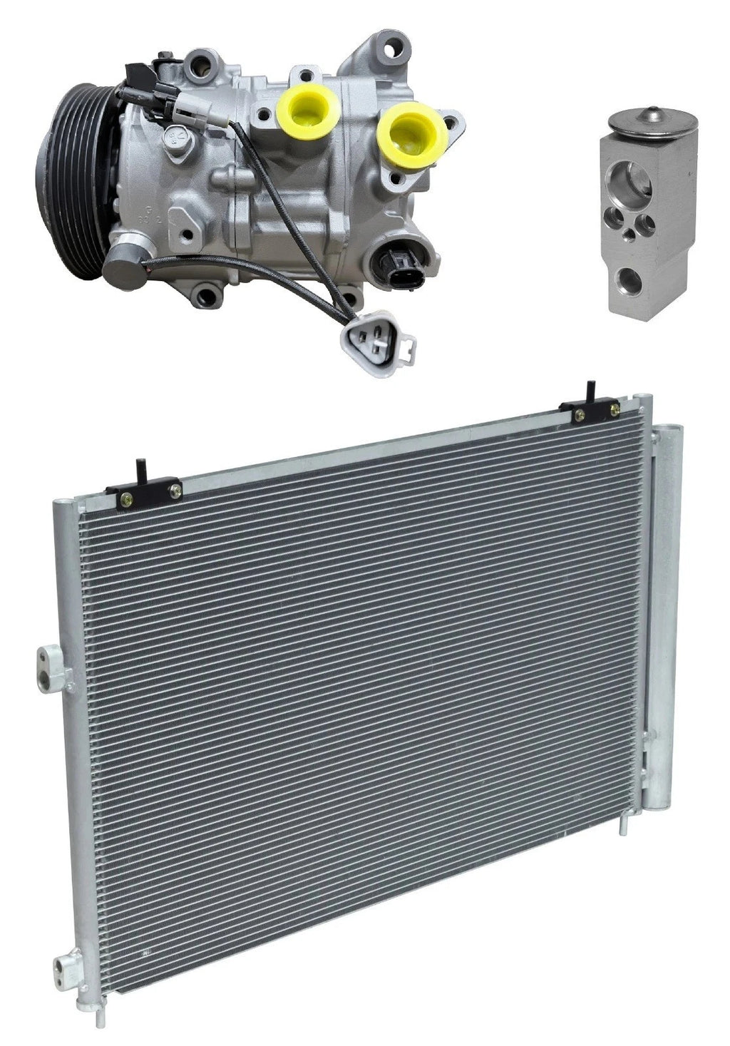A/C Compressor Kit With Condenser Replacement for Toyota RAV4 2.5L (2015–2018)