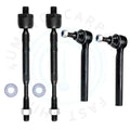 Set of 4 Tie Rod Ends for Nissan Murano (2003–2004)