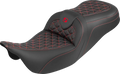 SADDLEMEN RoadSofa Tri Gripper Seat for Harley Davidson (2014–2023)