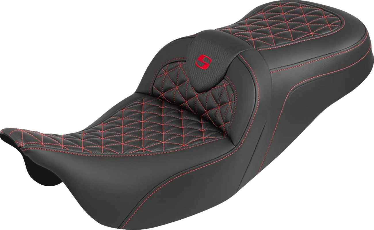 SADDLEMEN RoadSofa Tri Gripper Seat for Harley Davidson (2014–2023)