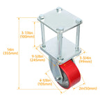 Hitch Mount Skid Wheel for RV Trailer 5th Wheel (2.5" or 3" Receivers)