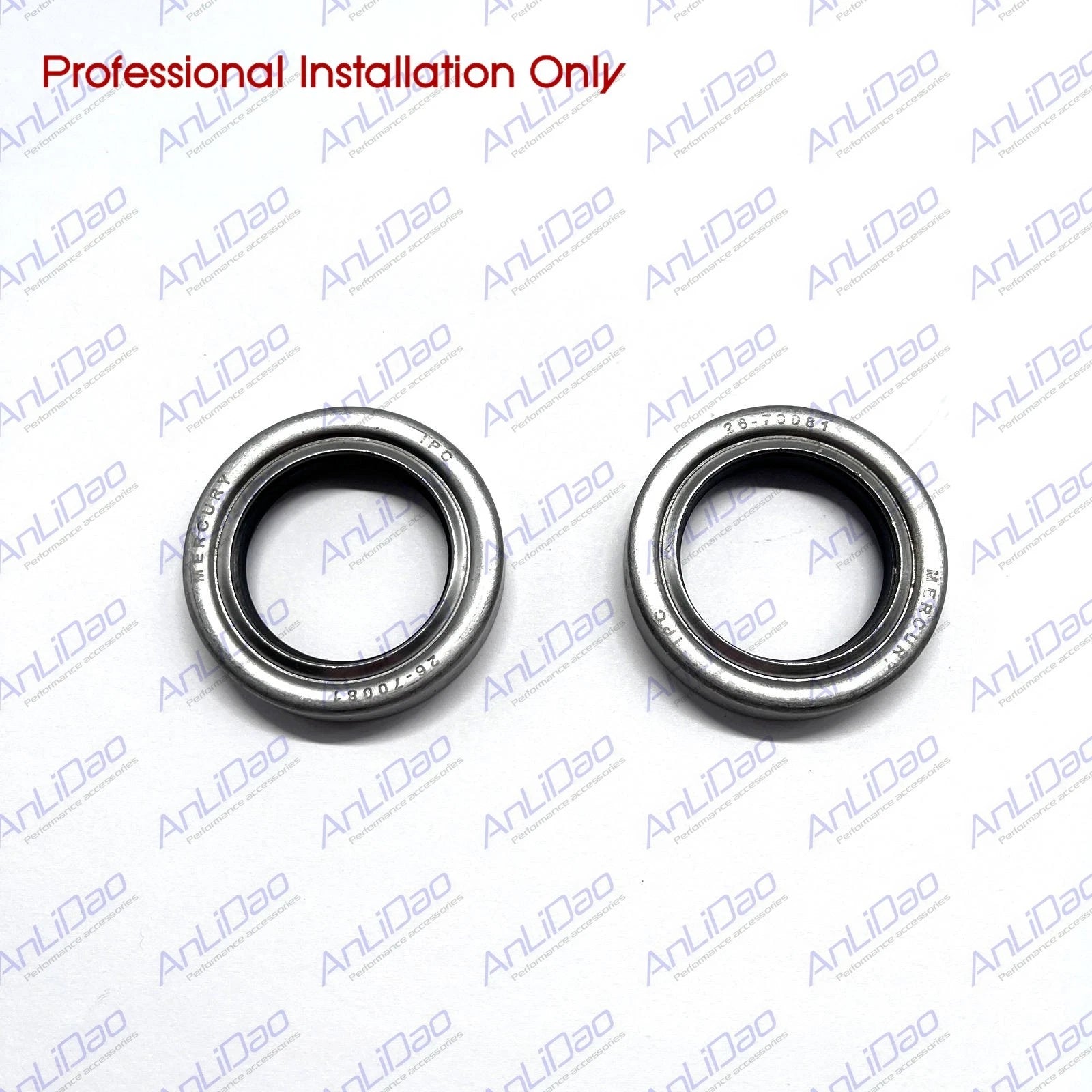 2Pcs Outer Propshaft Oil Seal for Mercury Outboard 65HP-200HP (3Cyl V6) 26-70081