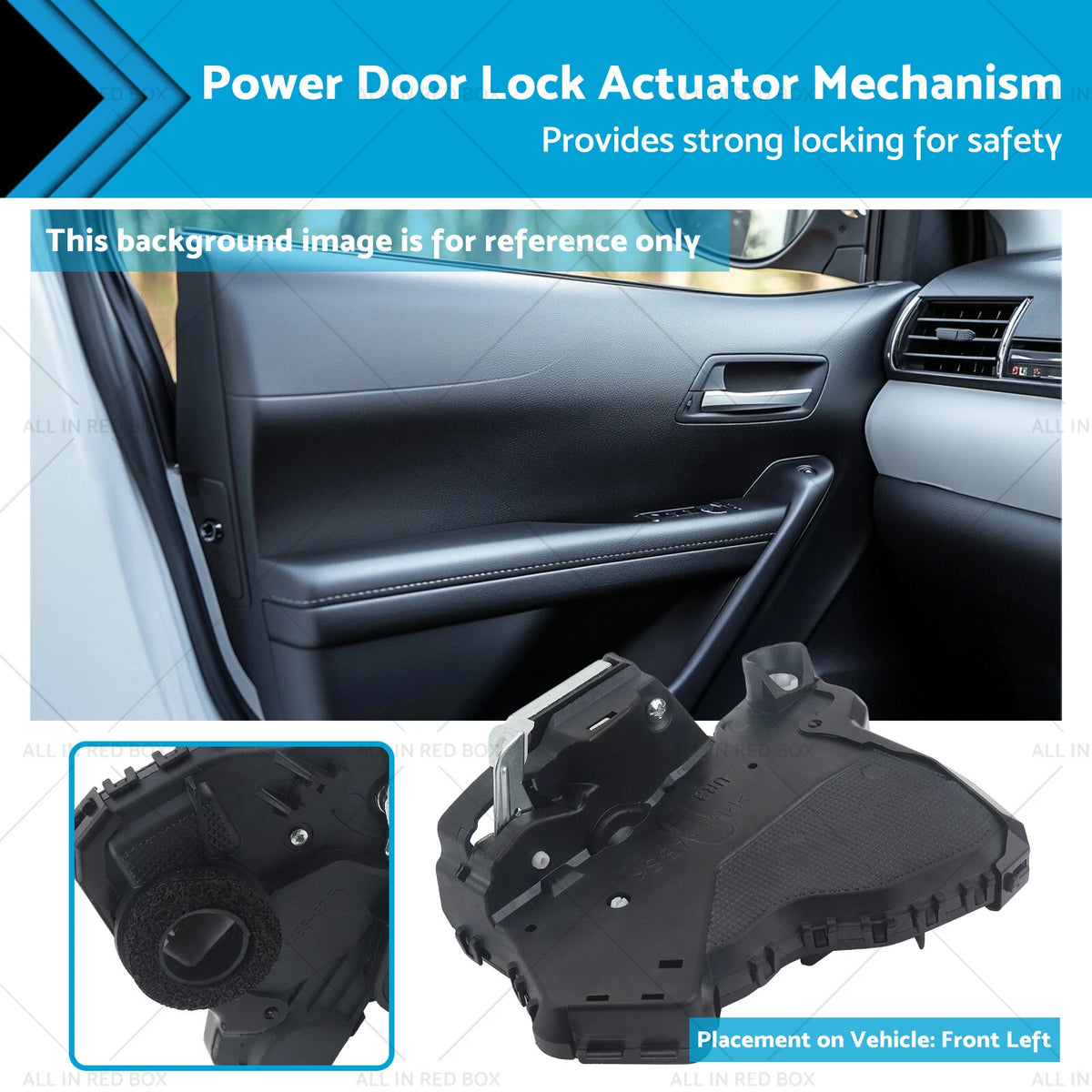 Front LH Power Door Lock Actuator for Toyota Hilux Vigo (2005–2015)