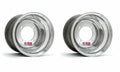 Set of 2 DWT Red Label Polished Rear Rims 10x8 4/110 4/130 for TRX 250R 450R