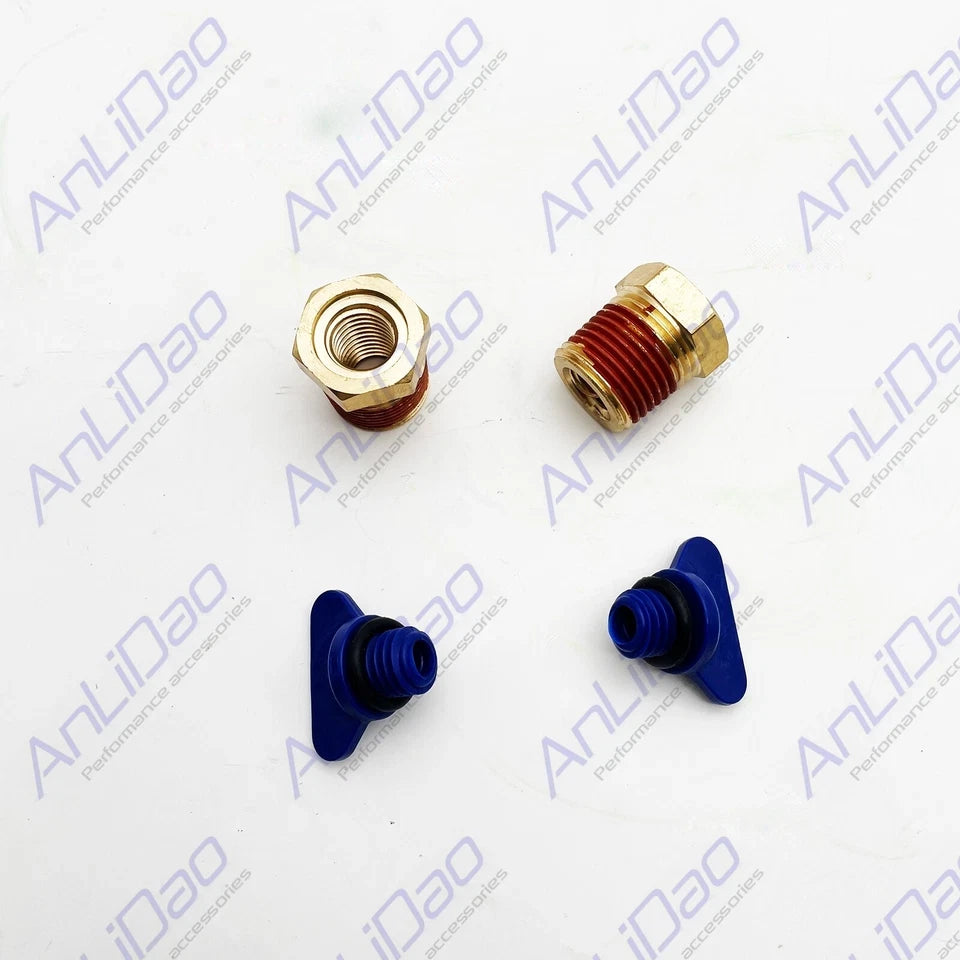 2Pcs Exhaust Manifold Drain Plug Kit for Volvo Penta 4.3L-8.2L (479956, 13982)