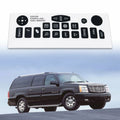Set of 4 Navigation Radio Button Repair Decals for Cadillac Escalade (2003–2005)