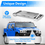 Chrome Hood Deck Vent Panel Grille for Hummer H2 (2003–2009)