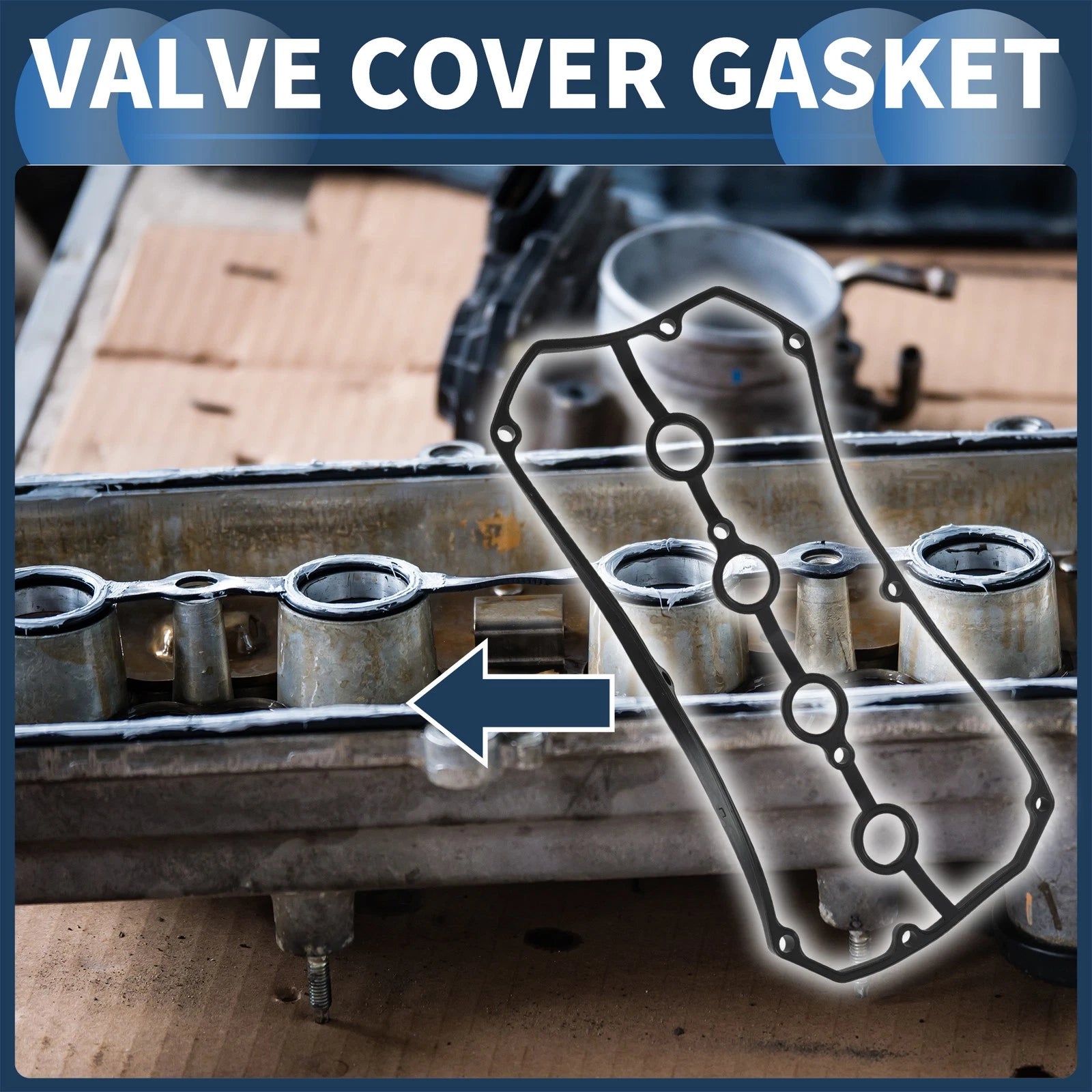 Valve Cover Gasket No.OK30E10235 for Kia Rio 1.5 (2002–2003)