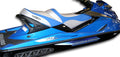 Seat Cover for SeaDoo GTX Limited (2007–2009) Gray/Blue Vinyl
