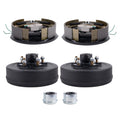 2 Pcs Trailer 5 on 4.5 Hub Drum Brake Kit for 3500 lbs (2012–2015)