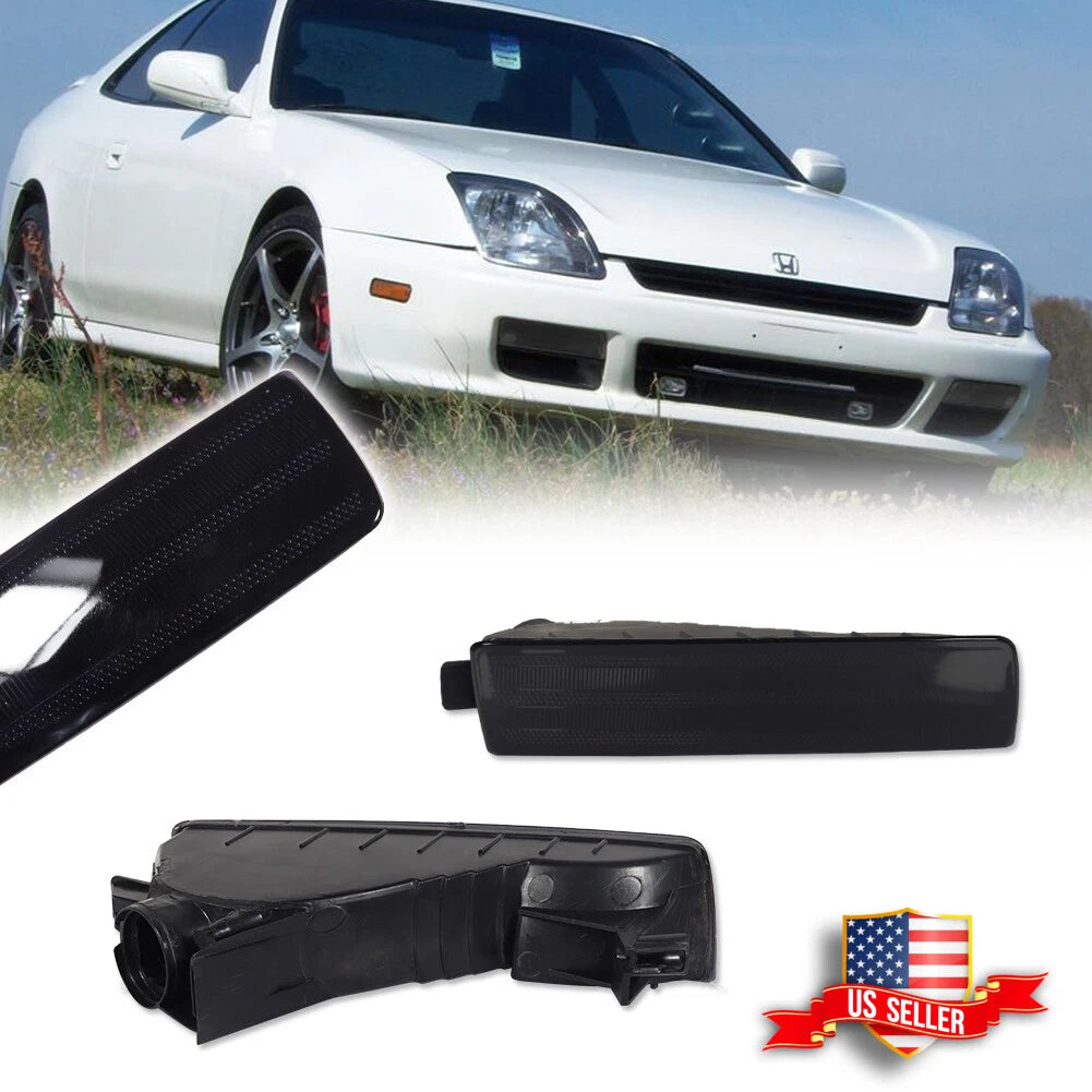 Smoked Lens Front Bumper Signal Lights for Honda Prelude (1997–2001)