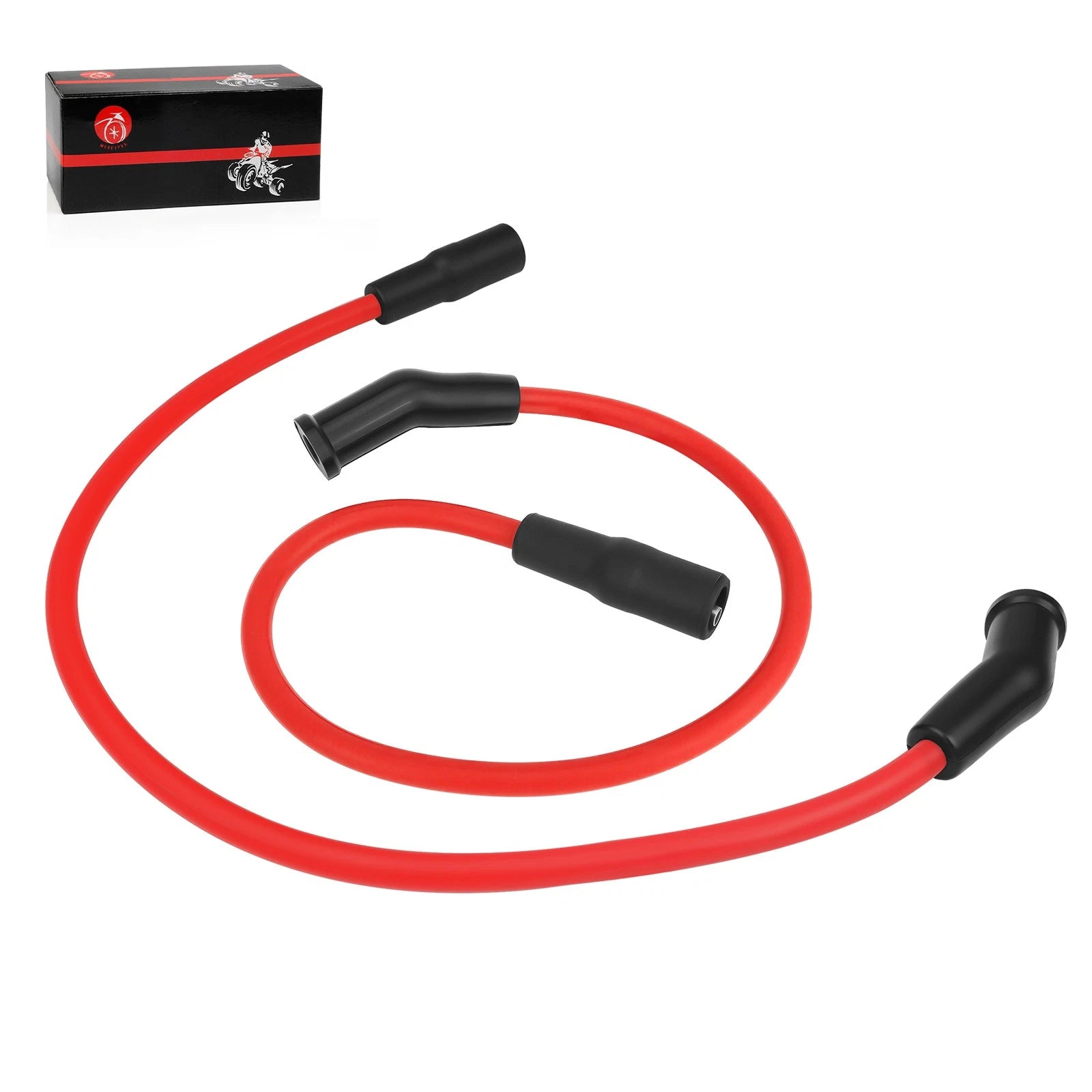 2X Spark Plug Wire Cap for FLHP FLHPEI FLHPE FLHPI Road King Police (2002–2008)