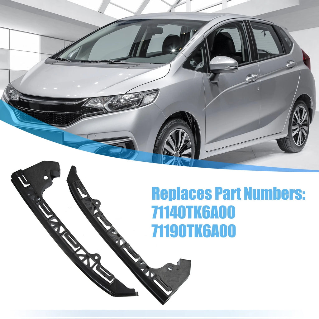 2X Front Bumper Bracket 71140TK6A00 for Honda Fit (2009–2014)