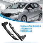 2X Front Bumper Bracket 71140TK6A00 for Honda Fit (2009–2014)
