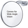 Convex Peep Mirror Universal Stainless Steel for Ford Dodge Chevy Mopar (Universal)