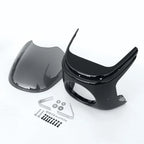 7-inch Round Motorcycle Headlight Headlamp Light Fairing Smoke Windshield Windscreen